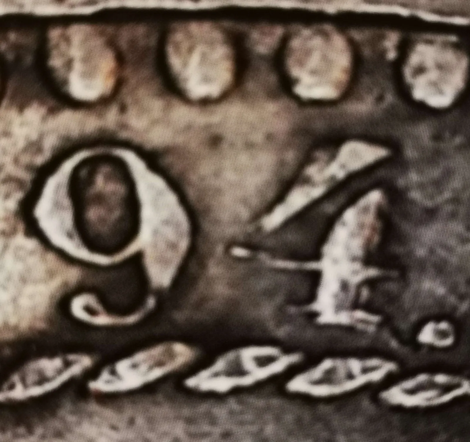 1 markka 1865 variantti 2.3 tunnuspuoli