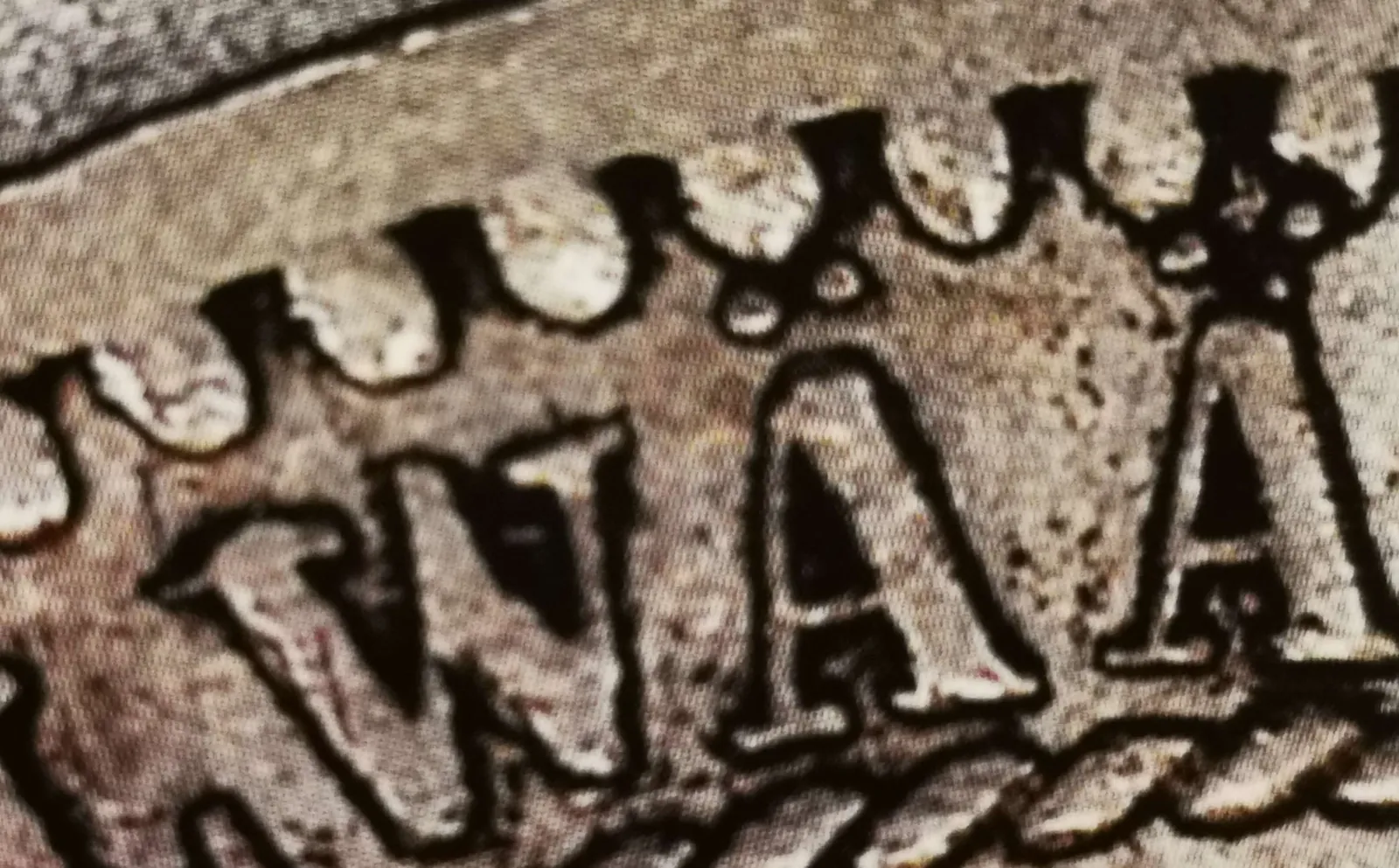 1 markka 1865 variantti 3.2.2 Än pisteet