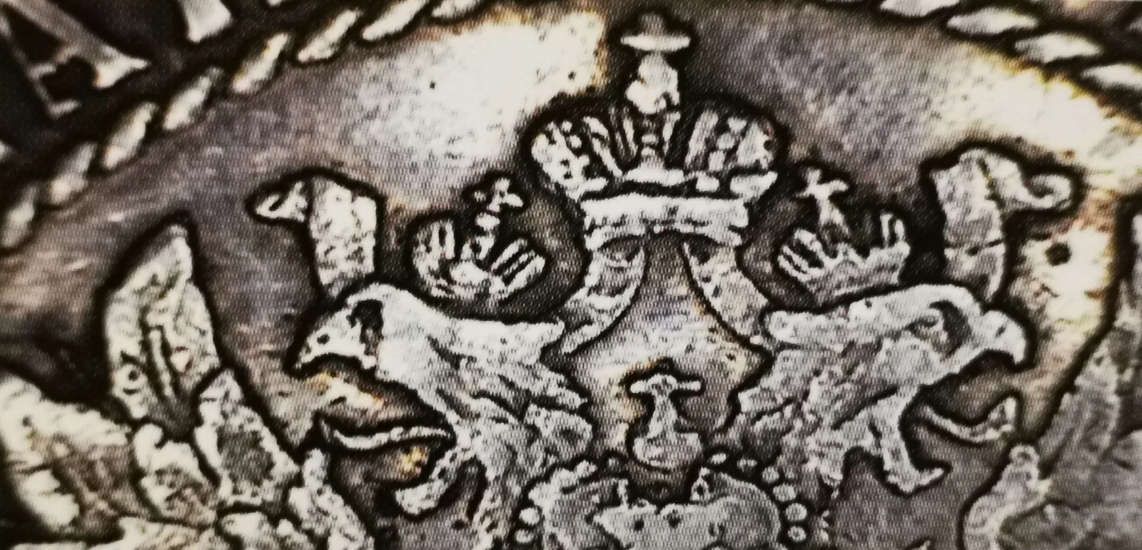 1 markka 1866 variantti 2.3.1 tunnuspuoli