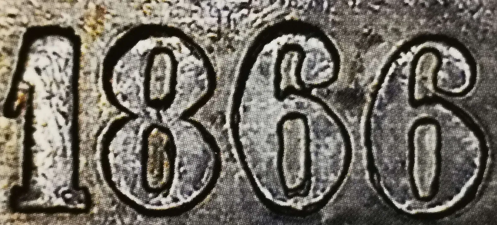 1 markka 1866 variantti 2.3.4 arvopuoli