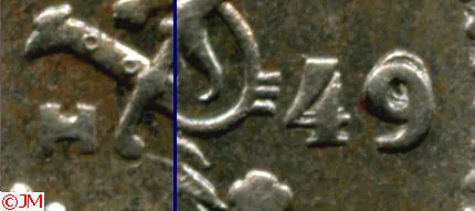 1 markka 1949 SNY 438.6