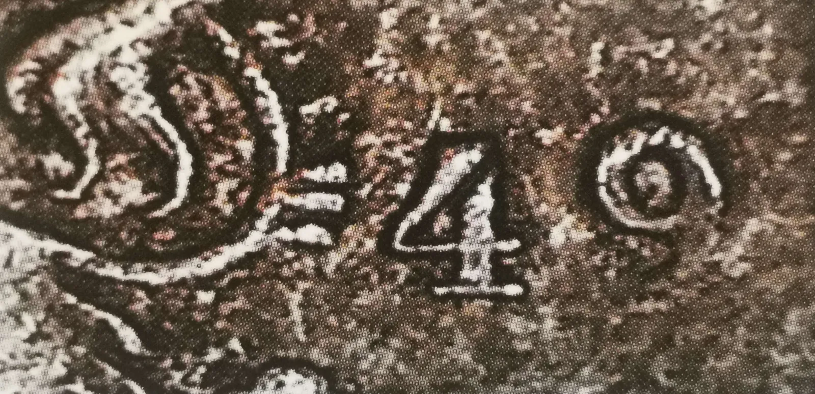 1 markka 1949 variantti 2.2 vuosiluku