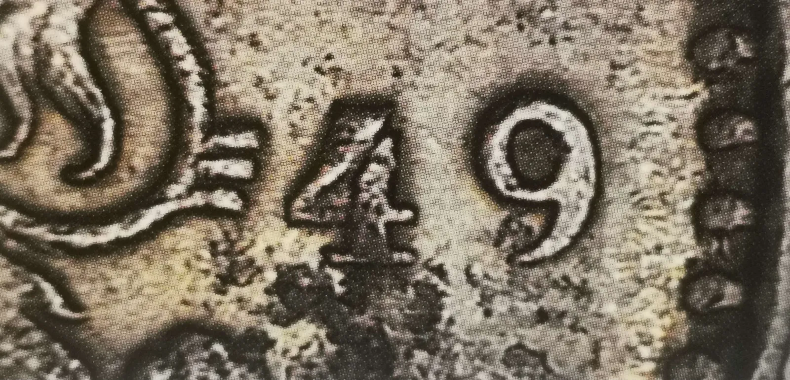 1 markka 1949 variantti 2.3 vuosiluku