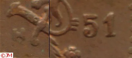 1 markka 1951 kupari variantti II