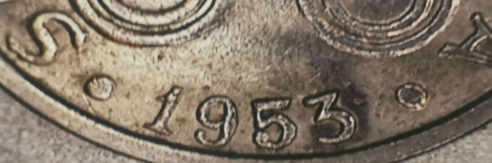 1 markka 1953 variantti 1.3 tunnuspuoli