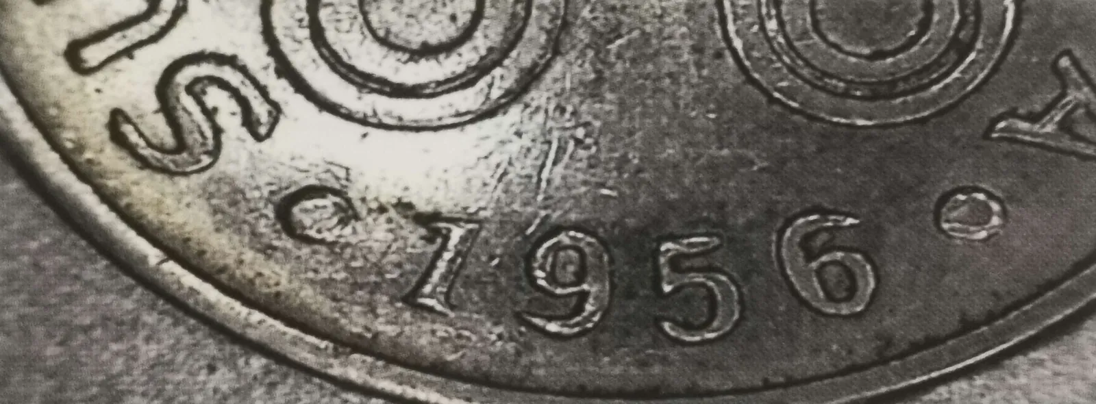 1 markka 1956 variantti 1.2 tunnuspuoli
