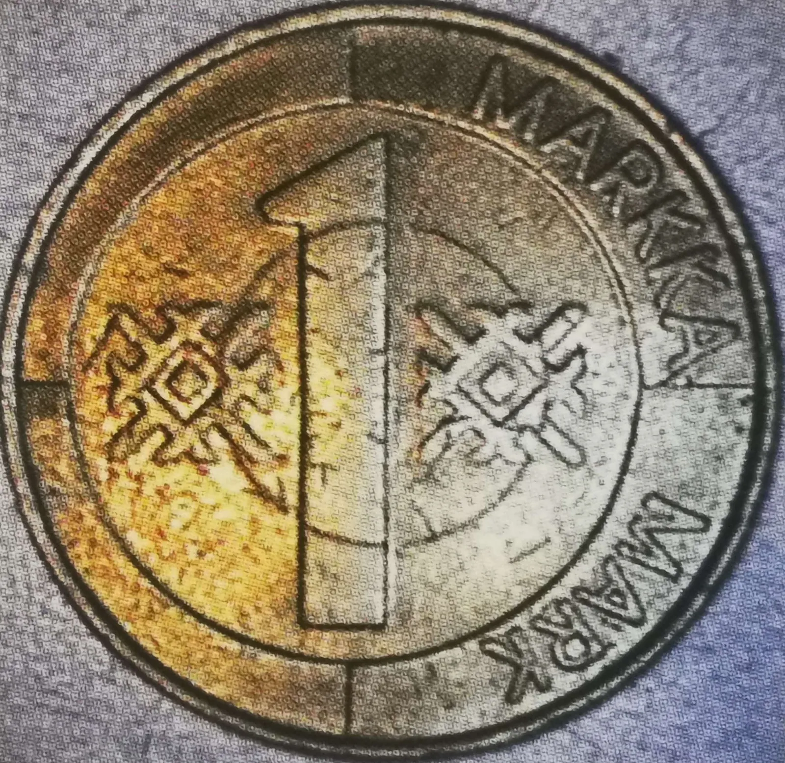 1 markka 1993 variantti 1.1 arvopuoli
