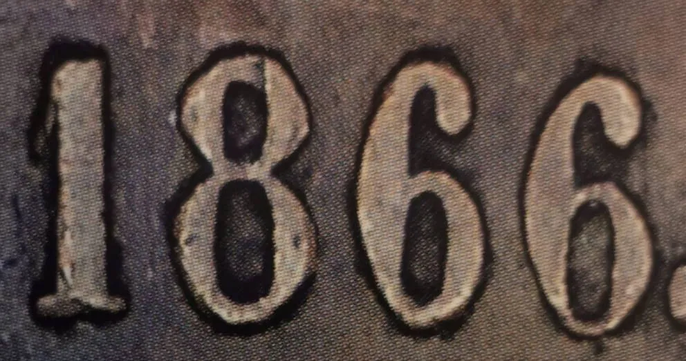 1 penni 1866 - Variantti 12 - Arvopuoli