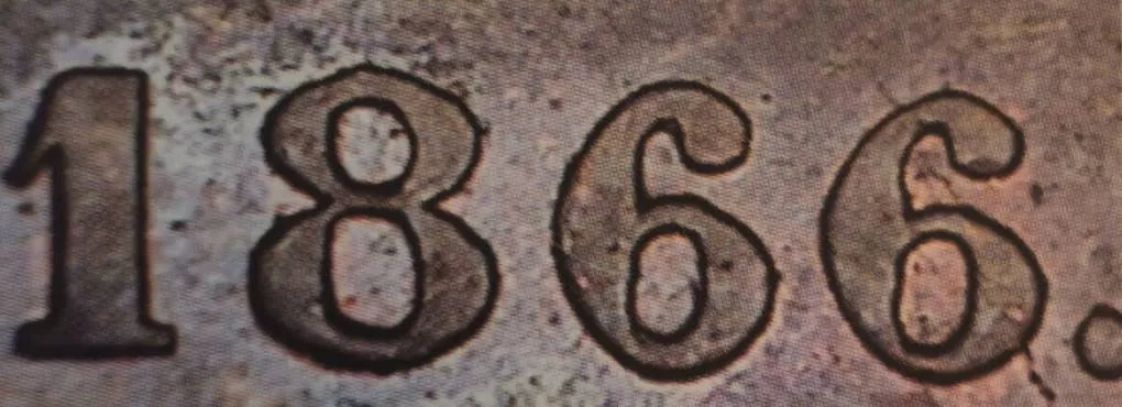 1 penni 1866 - Variantti 5 - Arvopuoli