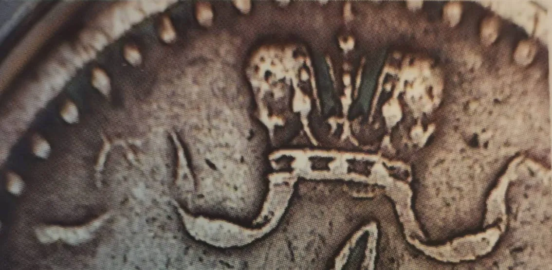 1 penni 1866 - Variantti 6 - Tunnuspuoli