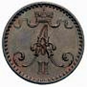 1 penni 1866 tunnuspuoli