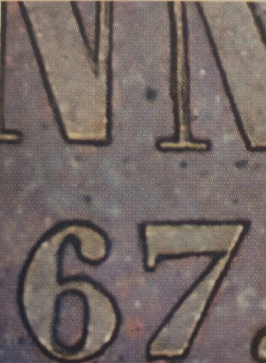 1 penni 1867 - Variantti 13 - Arvopuoli