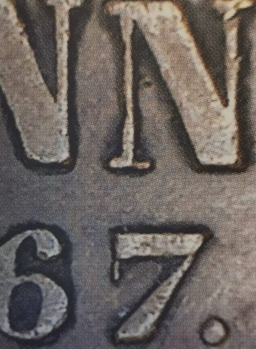 1 penni 1867 - Variantti 3 - Arvopuoli