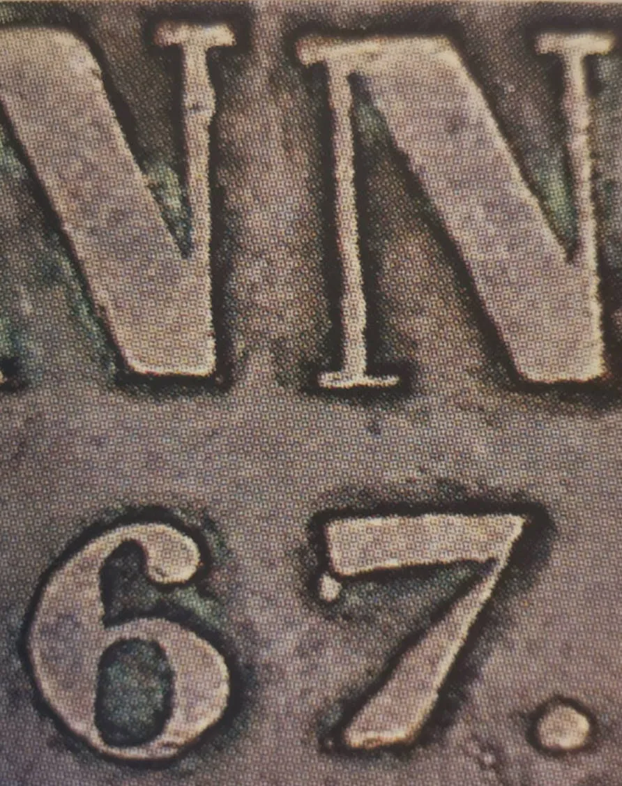 1 penni 1867 - Variantti 9 - Arvopuoli