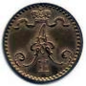 1 penni 1867 tunnuspuoli