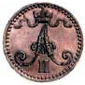 1 penni 1869 tunnuspuoli