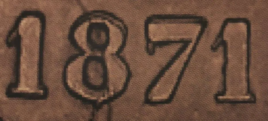 1 penni 1871 - variantti 2 - Arvopuoli