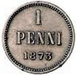 1 penni 1873 arvopuoli