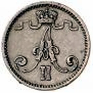 1 penni 1873 tunnuspuoli
