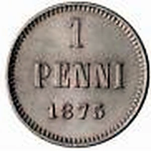 1 penni 1875 arvopuoli