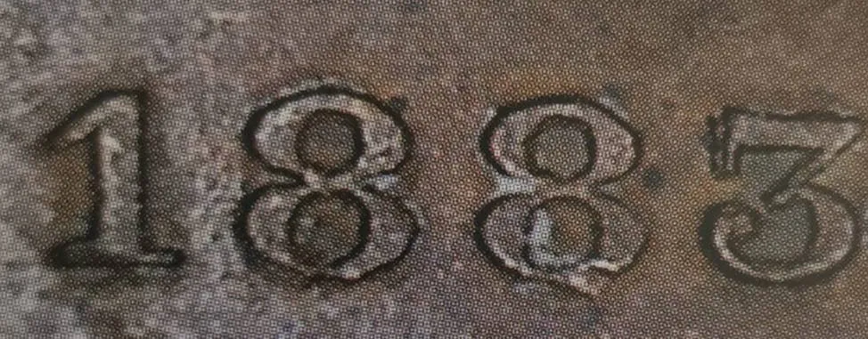 1 penni 1883 - variantti 3 - Arvopuoli