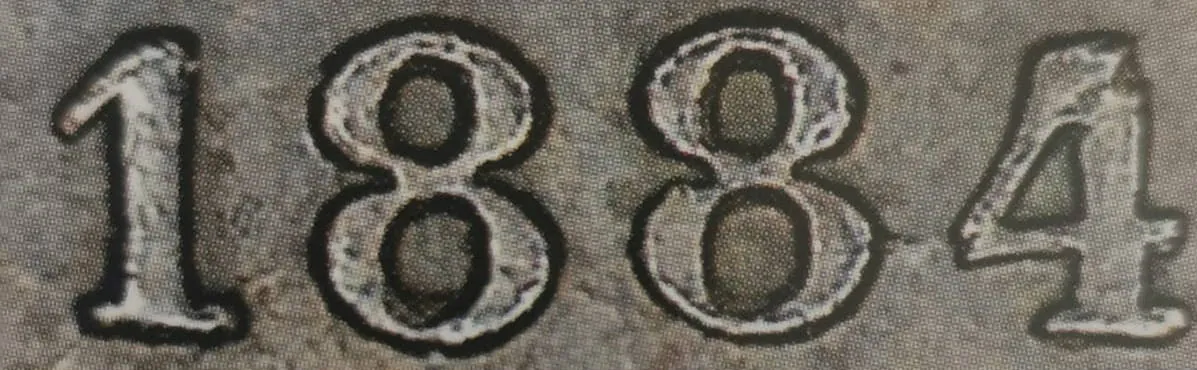 1 penni 1884 - variantti 1 - Arvopuoli
