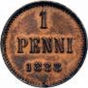 1 penni 1888 arvopuoli