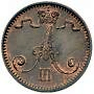 1 penni 1892 tunnuspuoli