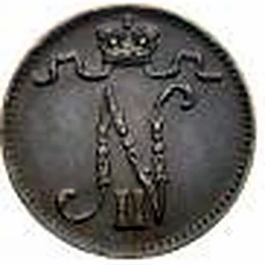 1 penni 1901 tunnuspuoli