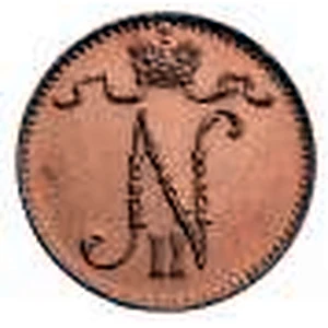 1 penni 1902 tunnuspuoli