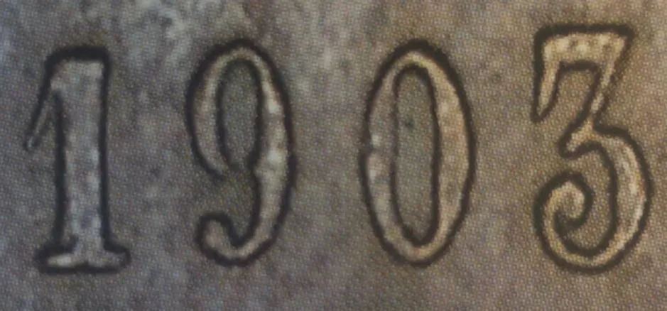 1 penni 1903 - variantti 2 - Arvopuoli