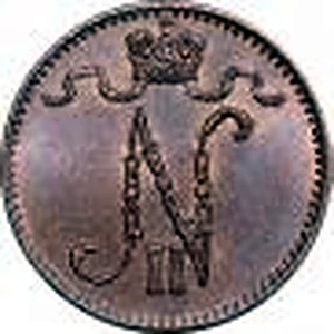 1 penni 1905 tunnuspuoli