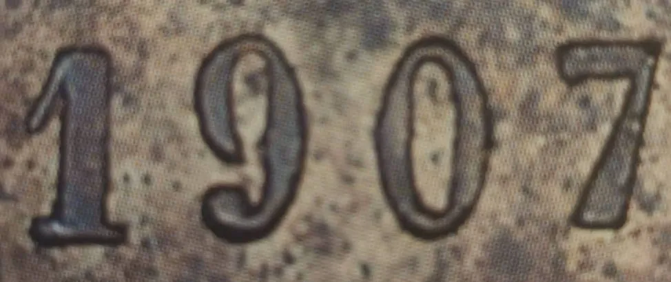 1 penni 1907 - variantti 2 - Arvopuoli