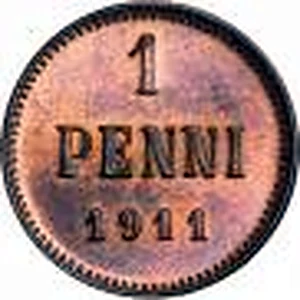 1 penni 1911 arvopuoli
