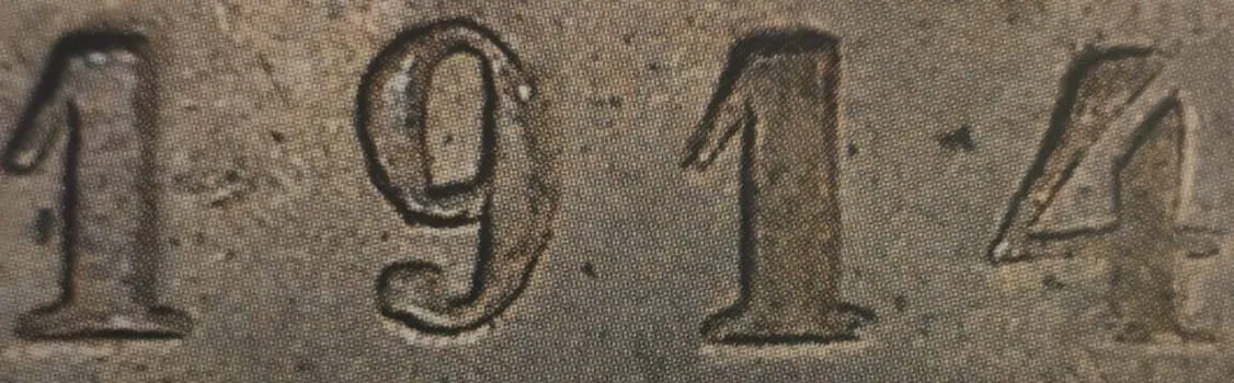 1 penni 1914 - variantti 3 - Arvopuoli