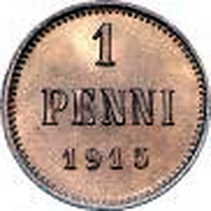 1 penni 1915 arvopuoli