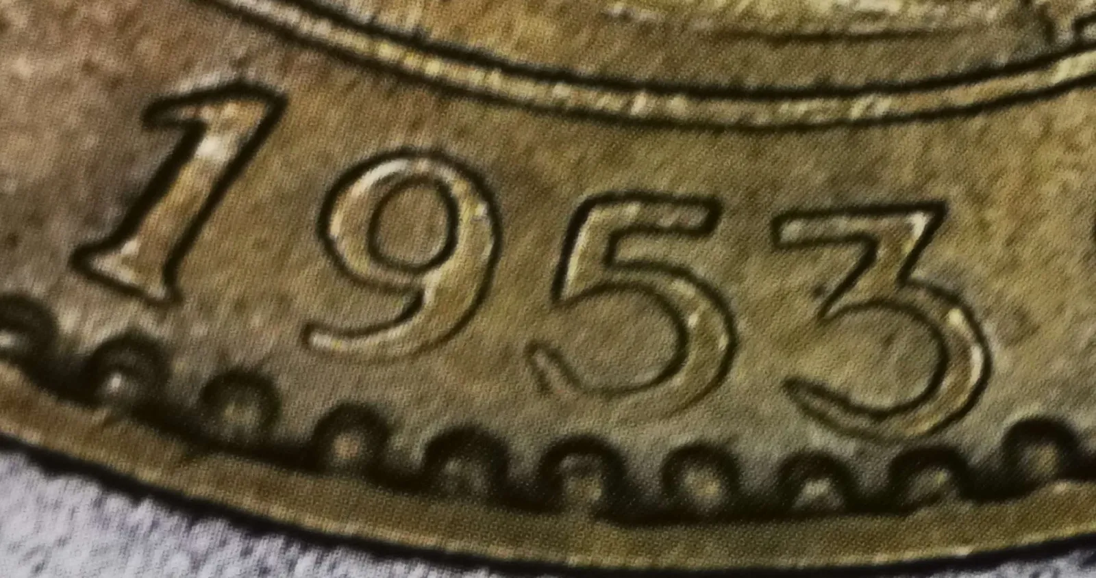 10 markkaa 1953 variantti 1.1 tunnuspuoli