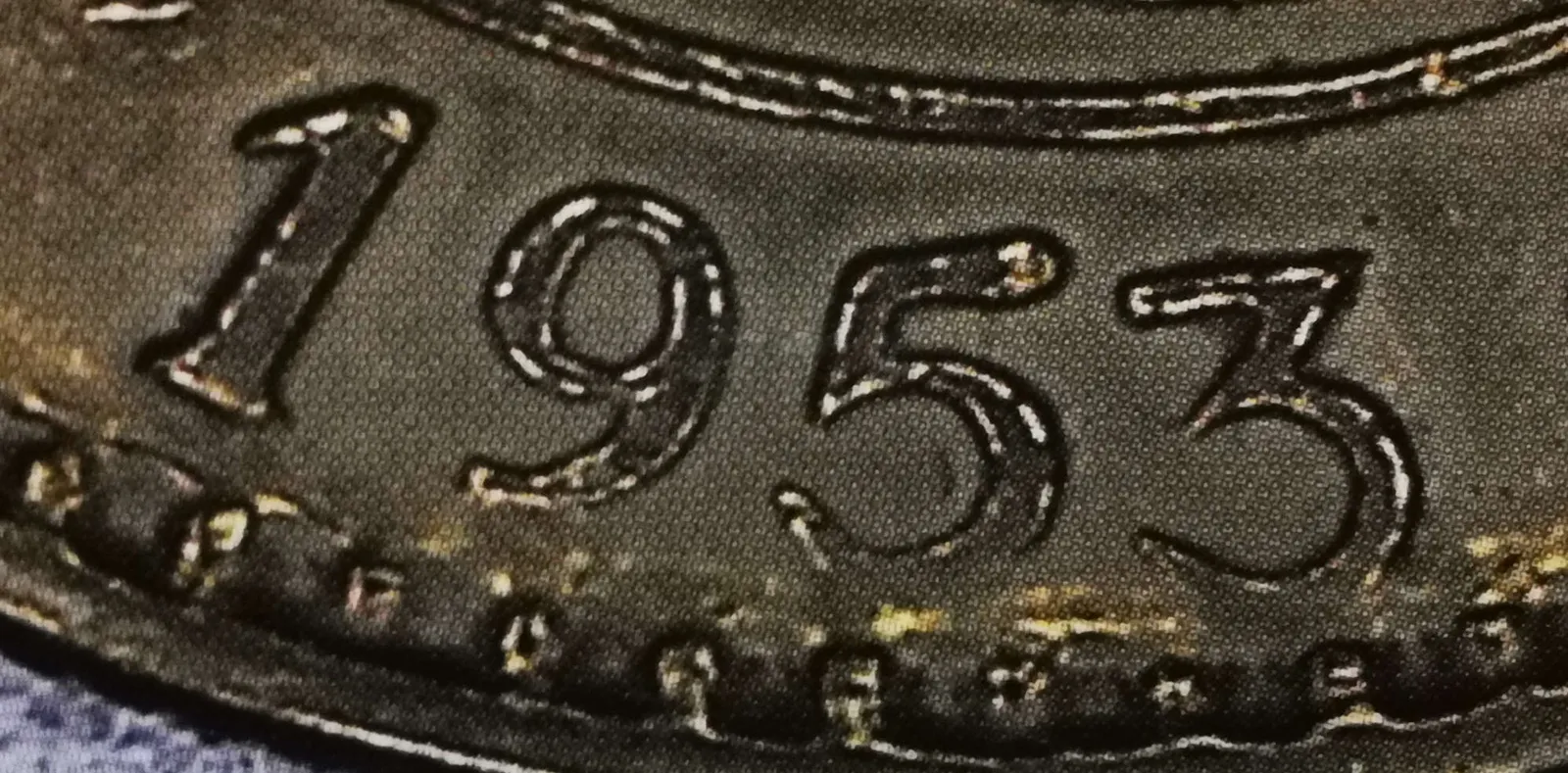 10 markkaa 1953 variantti 1.2 tunnuspuoli