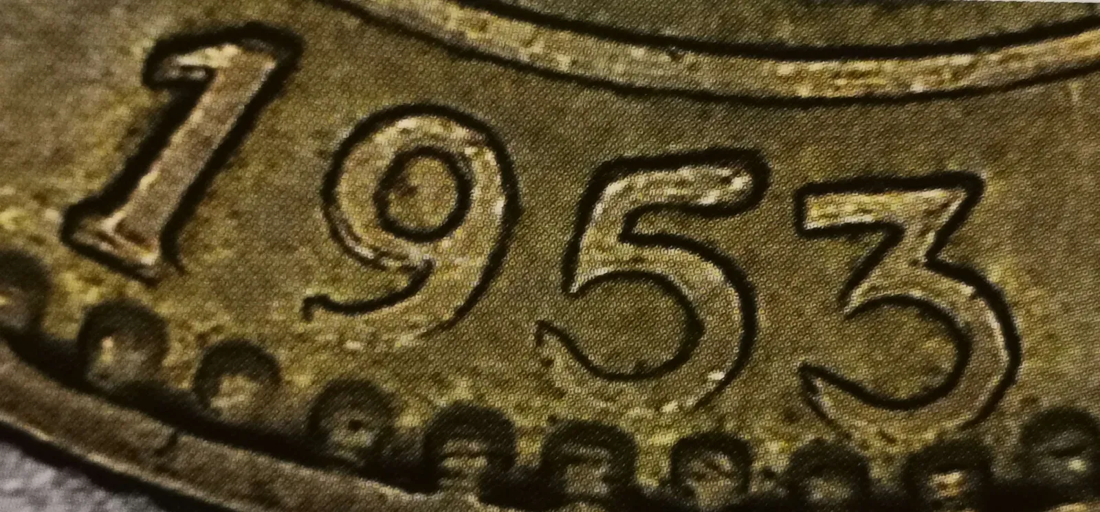 10 markkaa 1953 variantti 1.3 tunnuspuoli
