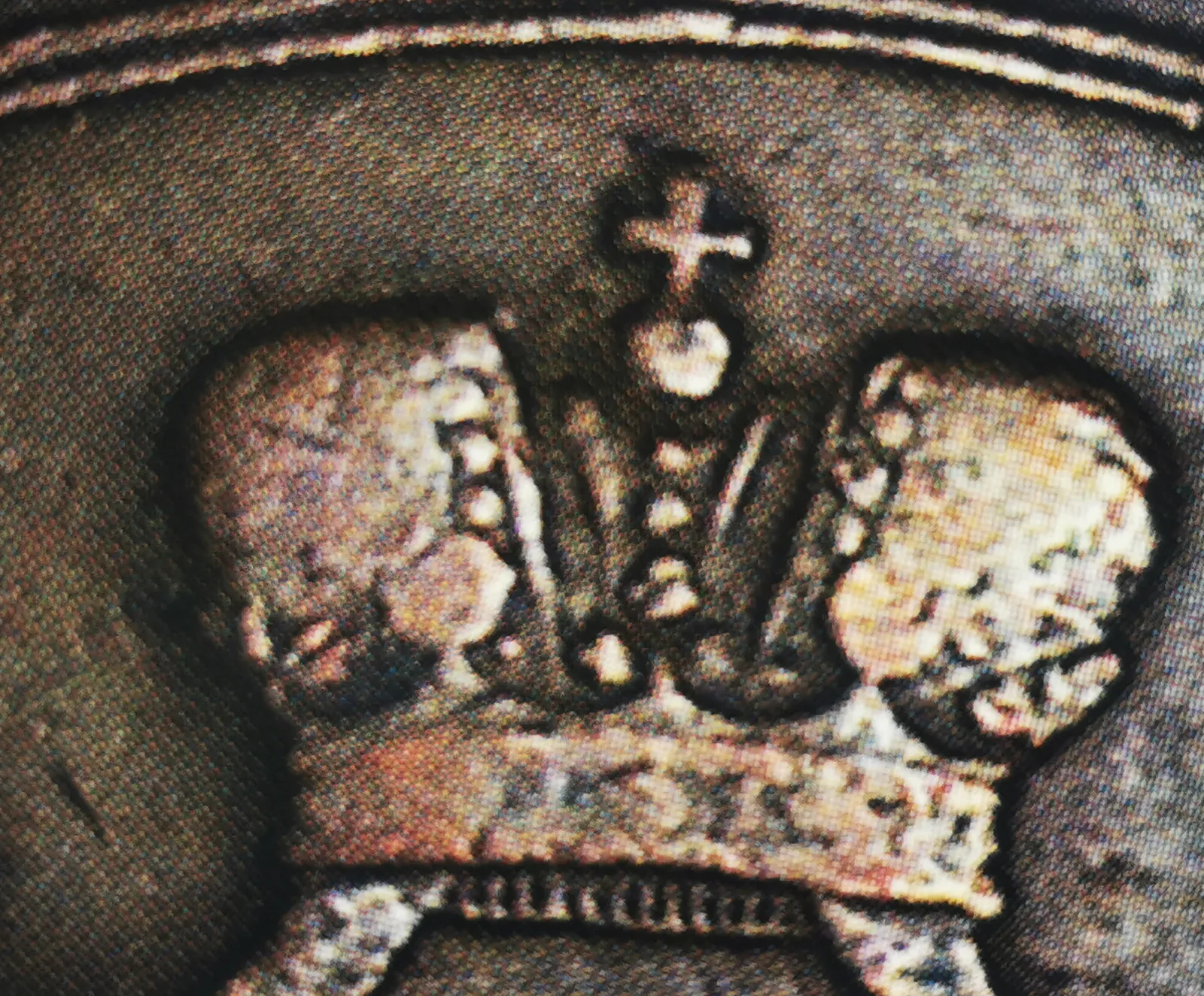 10 penniä 1866 variantti 1.1 tunnuspuoli