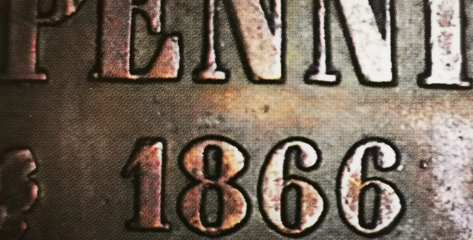10 penniä 1866 variantti 1.3 arvopuoli