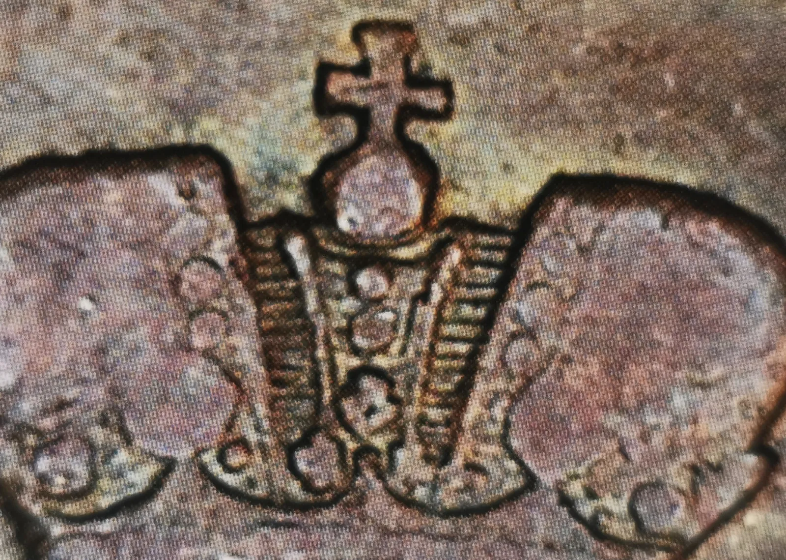 10 penniä 1867 variantti 1.4 tunnuspuoli