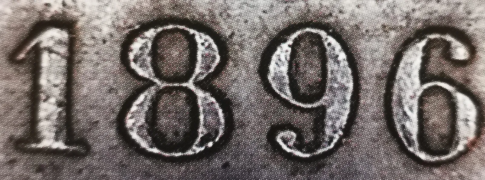 10-penniä 1896 variantti 1.1 arvopuoli