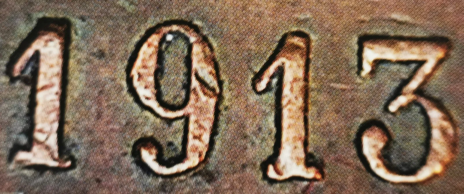 10-penniä 1913 variantti 1.2 arvopuoli