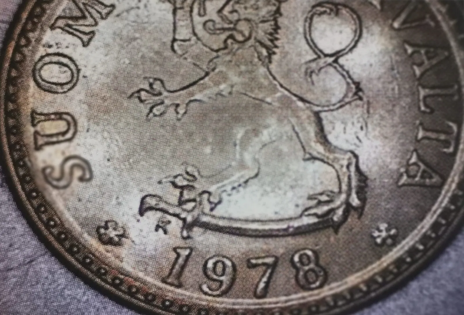 10 penniä 1978 variantti 1.3 tunnuspuoli
