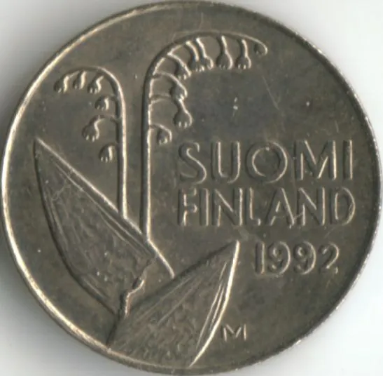 10 penniä 1992 risu 1