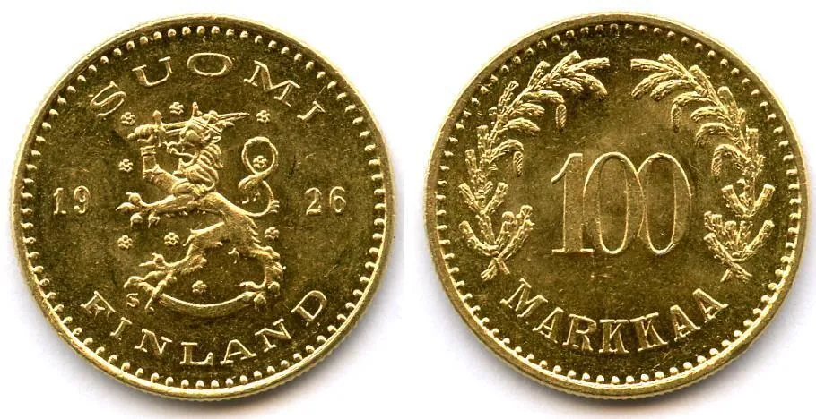 100 markkaa 1926
