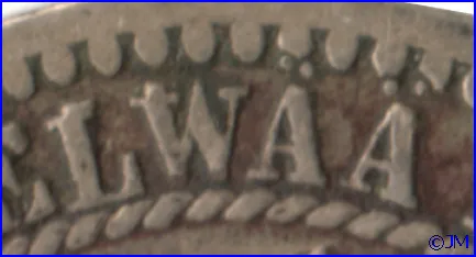 1 markka 1865 Ä oikeapiste reunapisteessä kiinni, W ylimääräinen sakara