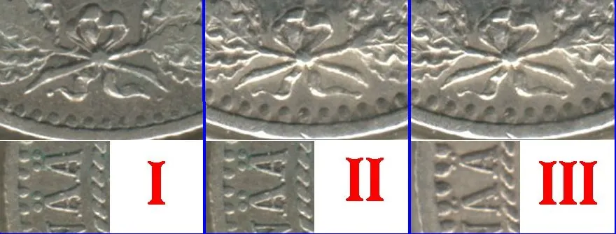1 markka 1865 variantit