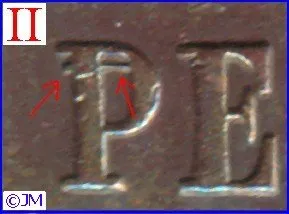1 Penni 1901 ylimääräinen kaiverrus P kirjaimessa